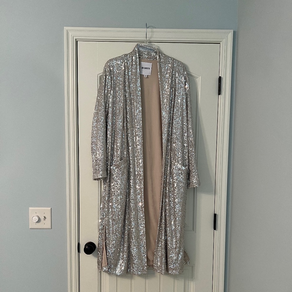 BB Dakota sequin duster.  Size M.